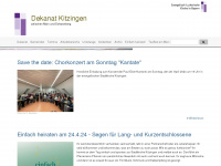 kitzingen-evangelisch.de Webseite Vorschau