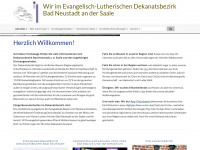 badneustadt-evangelisch.de Webseite Vorschau