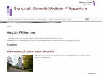 westheim-evangelisch.de Webseite Vorschau