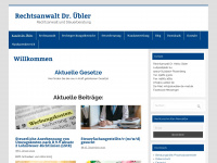 ra-uebler.de Webseite Vorschau