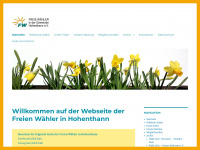 fw-hohenthann.de Webseite Vorschau