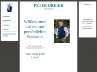 peter-dreier.de Webseite Vorschau