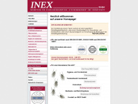 inex-gmbh.de Webseite Vorschau