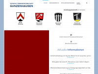 vggunzenhausen.de Webseite Vorschau