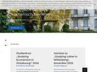 ecumenical-institute.org Webseite Vorschau