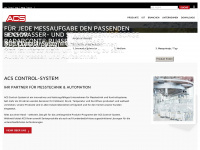 acs-controlsystem.de Webseite Vorschau