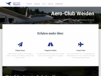 aero-club-weiden.de Webseite Vorschau