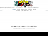 msvgeo.de Webseite Vorschau