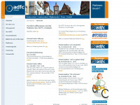 adfc-ansbach.de Webseite Vorschau