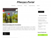 pflanzen-portal.com Webseite Vorschau