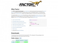 factorcode.org Webseite Vorschau