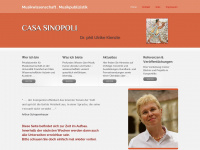 casa-sinopoli.de Webseite Vorschau