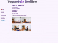 yogaschule-devillers.de Webseite Vorschau