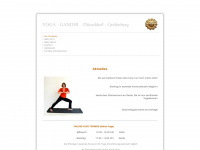 yoga-gandhi.de Webseite Vorschau
