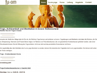 fu-om-yoga.de Webseite Vorschau