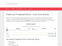 privatkredit-sofort.com Webseite Vorschau