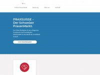 praxsuisse.ch Webseite Vorschau