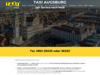 taxi-augsburg.de Webseite Vorschau