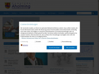 aholming.de Webseite Vorschau