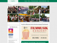 musikvereinigung-thannhausen.de Webseite Vorschau