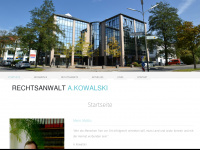 a-kowalski.de Webseite Vorschau