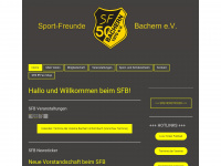 sfbachern.de Webseite Vorschau