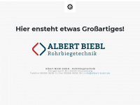 albert-biebl.de Webseite Vorschau