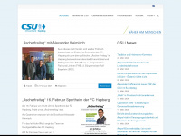 csu-hepberg.de Webseite Vorschau