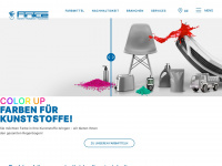 finke-colors.eu Webseite Vorschau