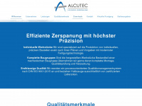 alcutec.de Webseite Vorschau