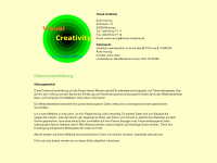 visual-creativity.de Webseite Vorschau