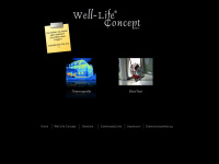 well-life-concept.com Webseite Vorschau