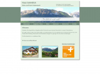 haus-iselerblick.de Webseite Vorschau