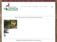 waldhaus-mehlmeisel.de Webseite Vorschau