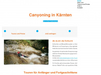 canyoning-austria.at