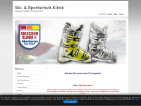 skischuhklinik.de Webseite Vorschau