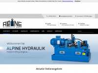 alpine-hydraulik.de Webseite Vorschau