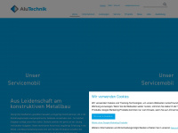 alutechnik.com Webseite Vorschau