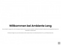 ambiente-lang.de Webseite Vorschau