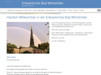 erloeserkirche-bw.de Webseite Vorschau
