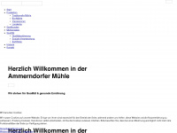 ammerndorfer-muehle.de Webseite Vorschau