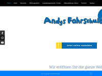 andys-fahrschule.de Webseite Vorschau