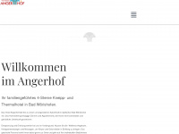angerhof.com Webseite Vorschau