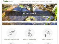 blattfisch.at Webseite Vorschau