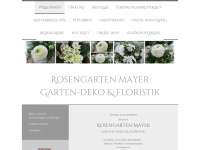 rosengarten-mayer.de Webseite Vorschau