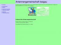 antenne-issigau.de Webseite Vorschau
