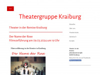theatergruppe-kraiburg.de Webseite Vorschau
