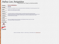 antik-lenz.de Webseite Vorschau