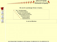 ants-and-friends.de Webseite Vorschau