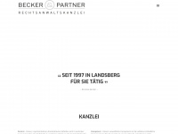 becker-partner.info Webseite Vorschau